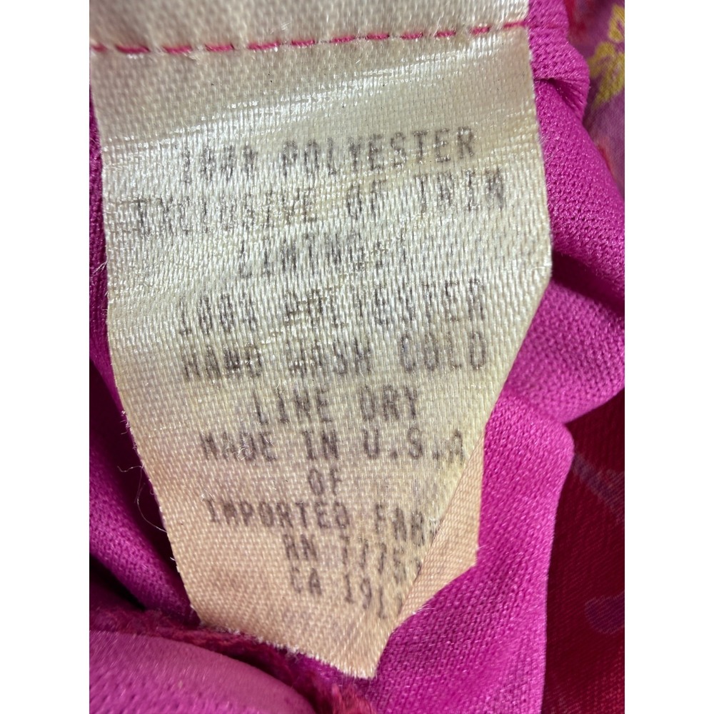 Vintage Y2K Made in USA Betsey Johnson New York Floral Slip Dress Womens Medium - Picture 9 of 9